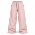 sweatpants light pink floating garment front view