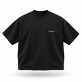 PTWCLUB boxy tee floating front — black