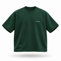 PTWCLUB boxy tee floating front — dark-green