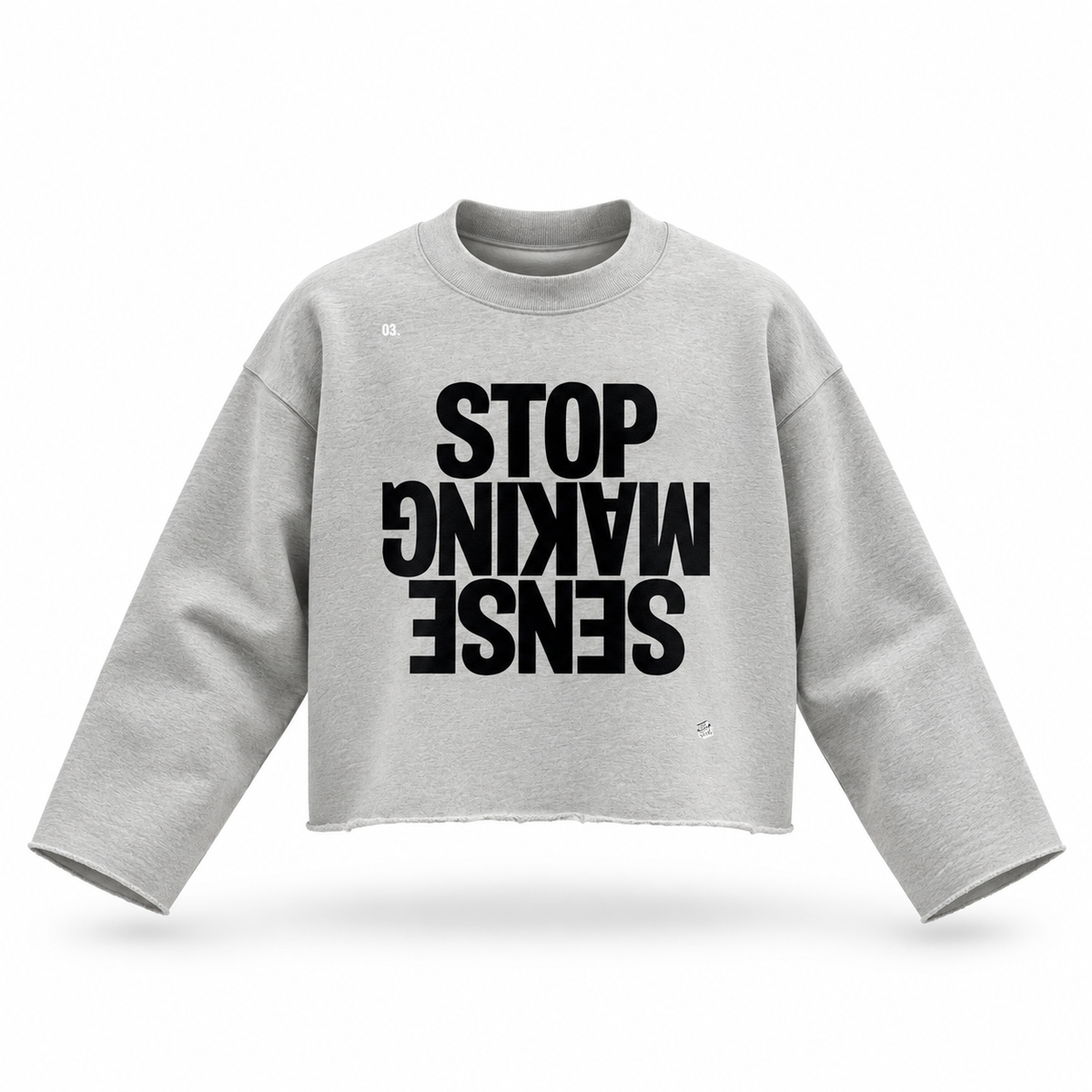PTW RAW EDGE SWEATSHIRTS / Grey