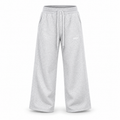 PTWCLUB Form Wide-Leg Sweatpants floating garment front view
